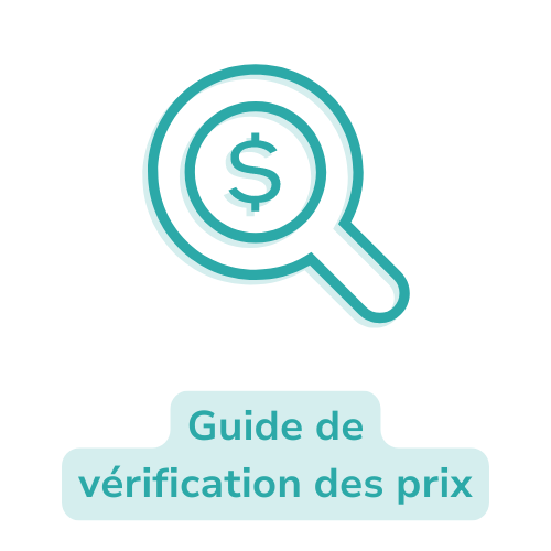 Lien vers guide de vérification prix