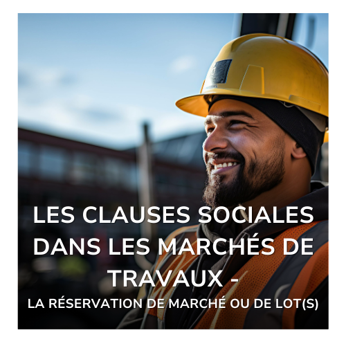 Lien vers le guide les clauses sociales dans les marchés de travaux